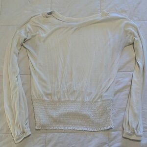 Abercrombie & Fitch Cozy A&F Long Sleeve Soft Stretchy Top | Size S